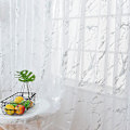 Miniatyrbillede 2 af 3: Marmor Mønster Vindue Gardin Sheer Divider Panel Halv-sort-out Vindue
