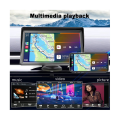 Miniatyrbild 4 av 5: Bärbar Dash Mount Carplay Display 7In Touch Screen, GPS Navigatin,Bluetooth Bilstereo Radio, Backup Kamera, FM Radio