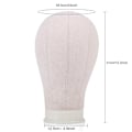 Miniatyrbilde 2 av 4: 23 tommers lerret hode parykk modell making mannequin hode hatt hodeplagg cap display manikin modell