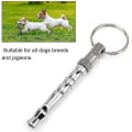 Miniatyrbilde 5 av 5: Bærbar Hundetreningsfløyte Metall Due Treningsfløyte Hundetreningsverktøy Kjæledyr Atferdstrener Med Nøkkelring For Lydighet Og Tilbakekalling