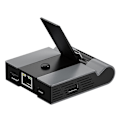 Pikkukuva 1 / 5: Tv-telakka USB 2.0 -keskittimelle USB C -keskitin gigabitin Ethernet-liitännällä 4k Hd -yhteensopiva sovitin-a