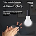 Miniatyrbillede 2 af 4: 5 stk. Lyd- og lysstyret sensor switch forsinkelse automatisk lysstyring LED-pære lydsensor