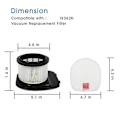 Miniatyrbilde 3 av 5: Reservedeler HEPA-filtre for IZ162H IZ363HT IZ440H IZ4