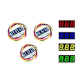 Miniatyrbillede 2 af 5: 0,28 tommer LED Ultra-lille Dc Digital 0-100v Voltmeter Spændingstester Trefarvet Display 4-40v Supp