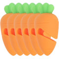 Miniatyrbillede 1 af 5: 6 stk. Overflow preventer silikone grydeclips ske-hvilende madlavningsredskabsholder Carr