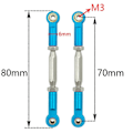 Miniatyrbilde 4 av 5: Metall Camber Link Stang Koblingssett for Slash VXL 2WD Stampede Hoss 1/10 RC Bil Oppgraderingsdeler Sølv