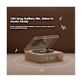 Miniatyrbild 4 av 5: Multifunktionell Bluetooth-högtalare väckarklocka vinylspelare skrivbordsljudlåda för rum sovrum