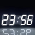 Pikkukuva 1 / 5: Suuri 3D LED-digitaalinen seinäkello white light