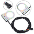 Miniatyrbillede 4 af 5: E-cykel hastighedssensor, elektrisk cykelpedal 12 magneter Pas system assistent sensor hastighed