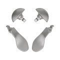 Miniatyrbillede 1 af 5: 4 stk. Metal Back Key til Ps5- Edge Elite- Håndtag Game Controller Gamepad Back Key Silver