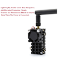 Miniatyrbilde 1 av 5: 5,8 GHz 2W FPV Trådløs Sender Ts582000+ Bredvinkel FPV Kamera Over 20 km Rekkevidde 5,8g 2000mw Video Av Lyd Sender