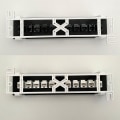 Pikkukuva 4 / 5: 10-port Cat6 suojaamaton patch-paneeli telineasennukseen 10 x Gigabit Rj-45 Ethernet-porttia White
