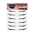 Pikkukuva 1 / 4: Itsekiinnittyvä eyeliner-tarra, kaksoisluomitarra, lavastemeikki, silmämeikkit pegatinas, musta, teräväkärkinen