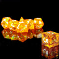 Miniatyrbild 4 av 5: Polyhedral Tärningssats 7-delad Vass Handgjord Tärningssats Med Vassa Kanter För Rpg Bordsspel Pathfinder