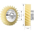 Miniatyrbillede 3 af 5: 6 stk. W10112253 Mixer-erstatning, der passer perfekt til mixere