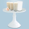 Miniatyrbilde 2 av 5: Lysstøpeform, lang stang stripet lys silikonform, diy sylinder
