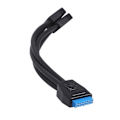 Pikkukuva 4 / 5: Emolevy USB 3.0 19pin/20pin Header 1 To 2 Extension Splitter -kaapeli 19pin sisäinen jatkopää