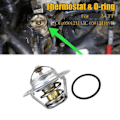 Miniatyrbillede 2 af 5: 050121113c Kølevæske Termostat Sensor Termostat Tætning O-ring Til Golf For- Tt A4 A6 050