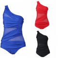 Miniatyrbild 3 av 3: Kvinnors enkla monokini bikini push-up baddräkt badkläder Royal Blue XL