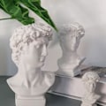 Miniatyrbilde 4 av 5: David Hode Plantepot Blomster Vase Dekorativ Byst Statue Planter 11,5 Cm