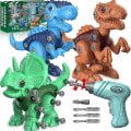 Miniatyrbild 2 av 5: Dinosaurie Leksaker För 3 4 5 6 7 8 Åriga Pojkar, Ta Isär Dinosaurie Leksaker För Barn 3-5 5-7 STEM Konstruktion Bygg Leksaker Med Elektrisk Borr, Fest