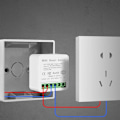 Miniatyrbild 4 av 5: 10a Tuya Wifi Mini Smart Ljusströmbrytare Diy 2 Vägs Fjärrkontroll