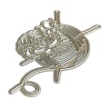 Miniatyrbillede 1 af 5: Spiral Sytråd Prægning Kulstofstål Scrapbooking Skære-udstansninger