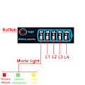 Pikkukuva 2 / 2: 1s-8s 18650 Li-ion Lipo Litium 5-30v Timbal Asam Indikator Tingkat Penguji Meter Modul Layar LCD Kapasitas Tegangan Meter _ia