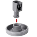 Miniatyrbilde 4 av 5: 12 stk oppvaskmaskin hjul nedre kurv hjul for Aeg Electrol