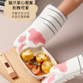 Miniatyrbilde 2 av 5: Bomulls Hansker Ovn Hansker Baking Hansker Termisk Isolasjon Hansker Micr