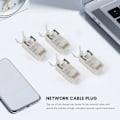 Pikkukuva 3 / 5: Rj45-liitin Cat7 8p8c modulaarinen Ethernet-kaapelipääliitin verkkoon Rj 45 Cat7 puristusliitin