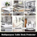 Miniatyrbilde 3 av 3: Pvc-bordbeskytter/beskytter transparent tilpasset (tilgjengelig i (160x90 cm)