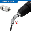 Miniatyrbilde 3 av 5: Bittholder med dybdestopp og ringmagnet, 2 stk 1/4 tommers bittholder, magnetisk bittholder med
