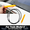 Pikkukuva 1 / 4: Auringonkattoluukkutiivisteet Tuulilasin Melunvaimennustiivisteet Tesla Model 3:lle