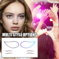 Miniatyrbilde 4 av 4: Mote Kreative Farge Eyeliner Klistremerker Fest Nattklubb Bærbare Eyeliner Klistremerker
