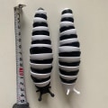 Miniatyrbild 3 av 5: Fidget Slug, 3D Sensorisk Slug Fidget Leksak, Rolig Krypande Slug Fidget Leksak, Black and white 14CM