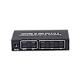 Miniatyrbild 1 av 5: Nk-t32 3 i 2 ut Toslink-kabelomkopplare Splitter Spdif/toslink Optisk ljud 3x2 Switcher Spdif Splitter med IR-fjärrkontroll