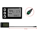 Miniatyrbillede 4 af 5: Elektrisk cykeldisplay 24v/36v/48v Vandtæt Lcd-display S866 Controller Panel Dashboard Til Ele