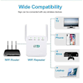 Pikkukuva 2 / 5: 1200mbps langaton Wifi-vahvistin Repetidor Repeater White US plug