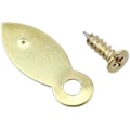 Miniatyrbillede 3 af 5: 100 stk. Gyldne Billedramme Flade Drejeknapper 8 X 22mm Med