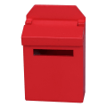 Pikkukuva 1 / 4: Pieni puinen postilaatikko leluhuoneeseen, puinen postilaatikko lapsille, askartelupostilaatikko, leikkipostilaatikko