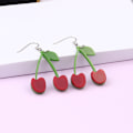 Miniatyrbilde 1 av 2: Øredobber Hjerte LGBTQ Regnbue Smykker Akryl Rustfrie Kroker. splice cherries