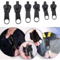Miniatyrbillede 4 af 4: Fix a Zipper 6 Pack Zip Rescue Instant Reparationssæt Udskiftning Sort