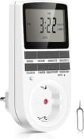 Digital Timer 16a / 3680w Elektrisk Uttag 16 Konfigurerbara Program Slumpmässig Anti-stöld 24h / 7d