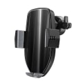 Miniatyrbilde 1 av 5: 10w 360 graders rotasjon Qi intelligent sensor bil trådløs lader holder med sugekopp(svart)