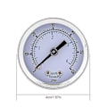 Miniatyrbillede 2 af 5: Manometer, 0-60 Psi 0-4 Bar 1/8\" Bspt-gevind Vand