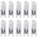 Miniatyrbillede 1 af 2: Bi-Pin G9 Halogen Pære, 10 stk G9 Sockel Halogen Lys 1