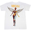 Miniatyrbilde 1 av 5: Hvit In Utero Nirvana T-skjorte Klær M