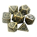 Miniatyrbillede 1 af 5: 7 Stykker Polyhedriske Metal Terninger Til D&d Pathfinder Rpg Spil 05