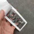 Miniatyrbillede 4 af 5: 3d Abs Chrome Sølv Sort Bil Bagagerum Nummer Emblem Mærkat Til Peugeot 206 207 301 307 308 408 508 2008 3008 4008 5008 Black 2008